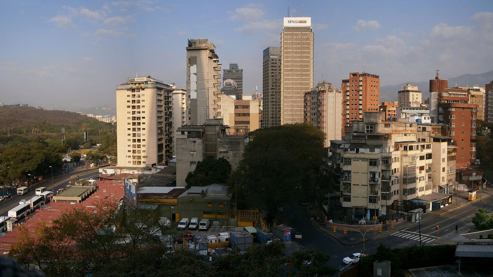 Panoramic view of Caracas, Venezuela