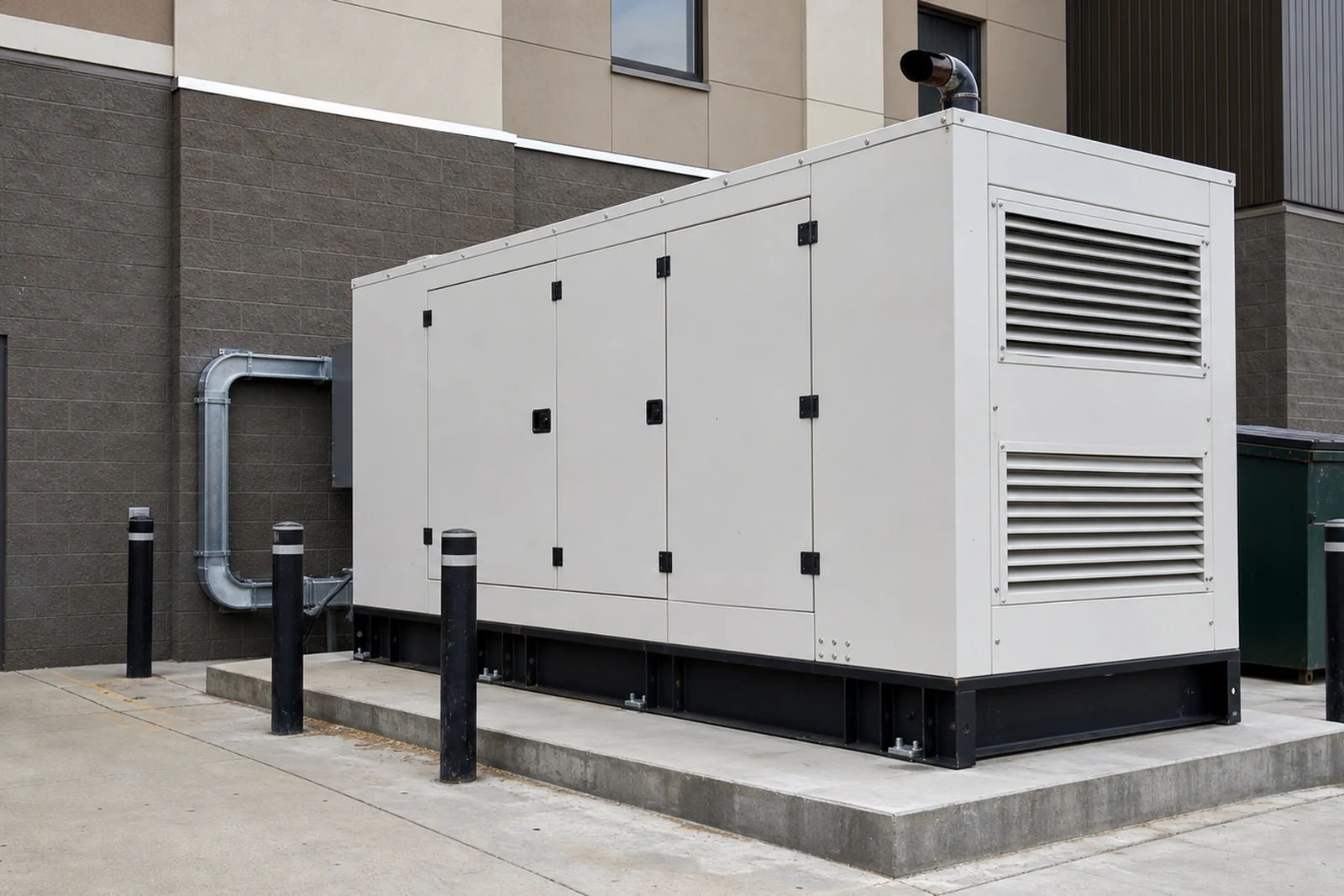 800 kW Weichai Sound-Attenuated Diesel Generator