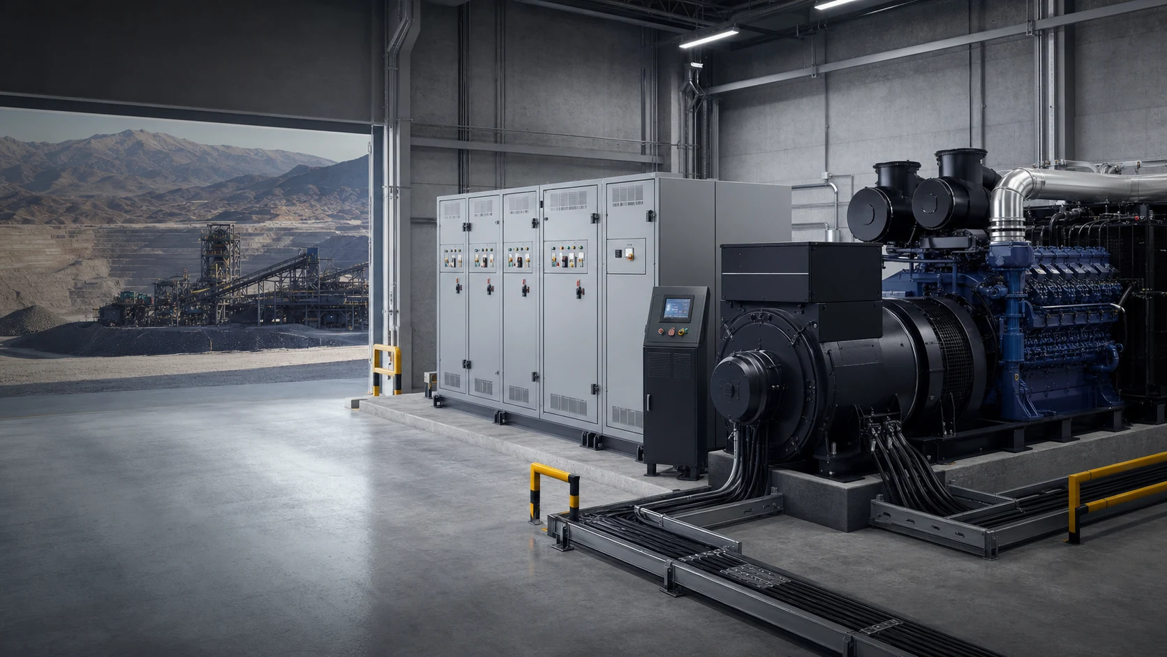 Mining high-voltage power systems