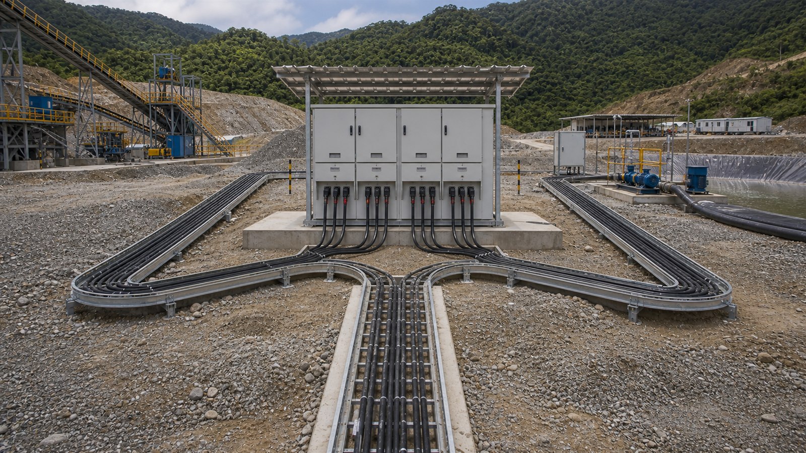 Production, dewatering and camp on one circuit: why one fault can stop the mine