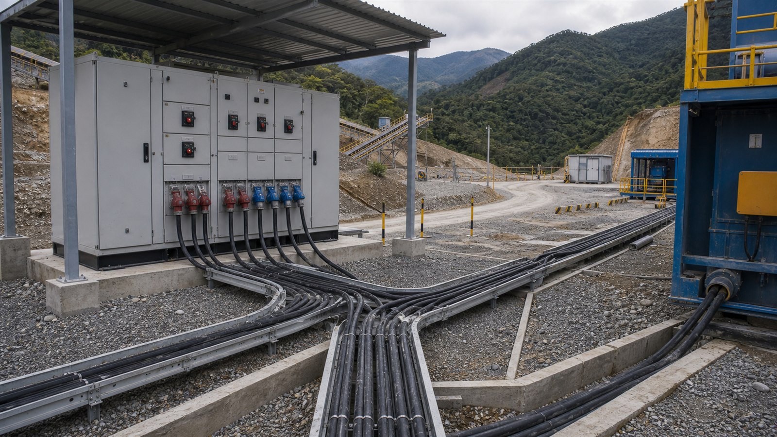 Generator capacity is enough, but cables and distribution still cause voltage drops