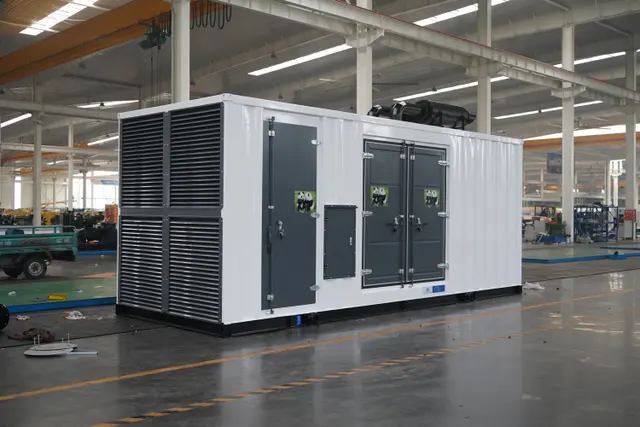 1200kW Weichai Stamford containerized diesel generator set