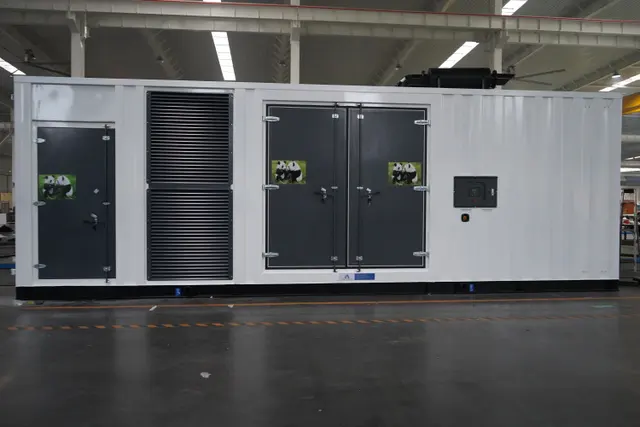 1500kW Weichai Stamford containerized diesel generator set