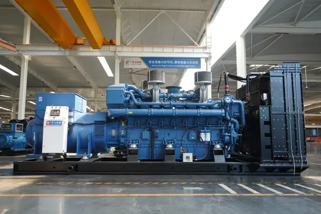 2400kW Yuchai Yingge open-frame diesel generator set