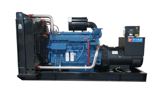 500kW Yuchai open-frame diesel generator set